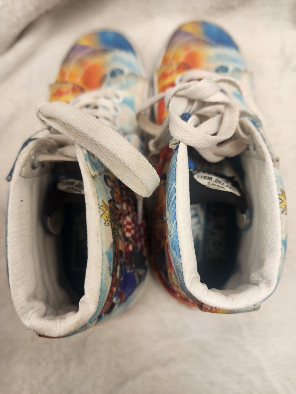 Custom Vans Sk8-Hi One Piece Anime Shoes Hand Painted Sneakers Women 5 - Picture 6 of 9